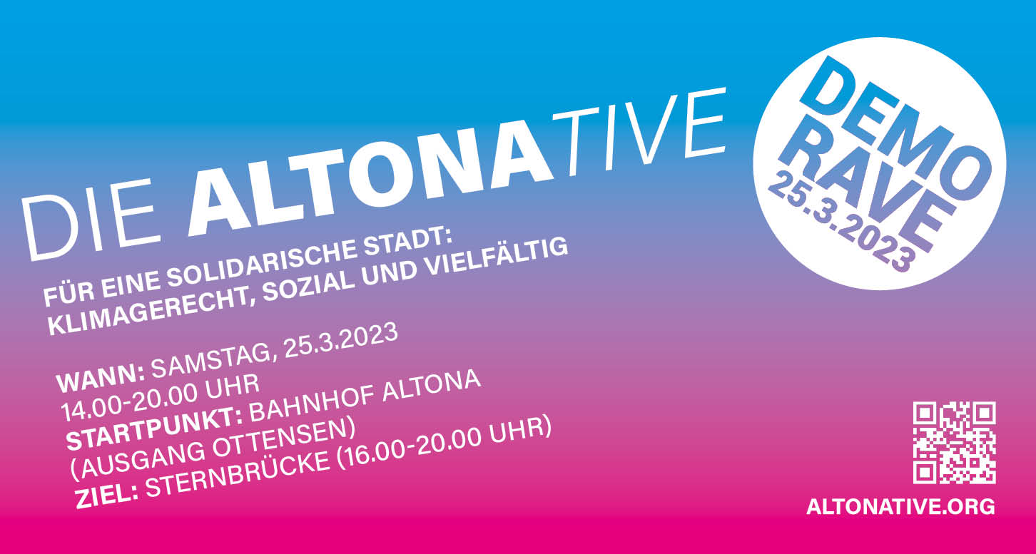 Für eine Altonative: In Bewegung kommen Demo-Rave für eine solidarische Stadt
